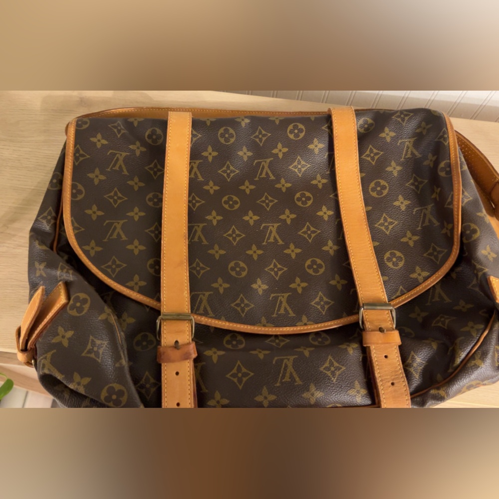 Louis Vuitton Brown Monogram Canvas Men's Travel Bag